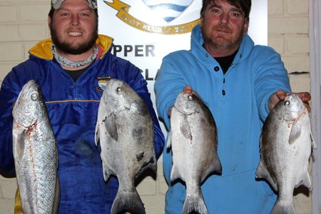 MornÃ© Olivier en Henry Smit met van hul pragvisse